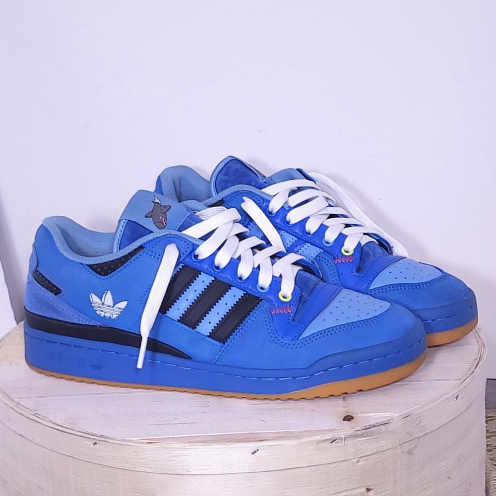 Adidas Forum Low Hebru Brantley Rocket Blue Gum GZ4396 Mens Sneakers